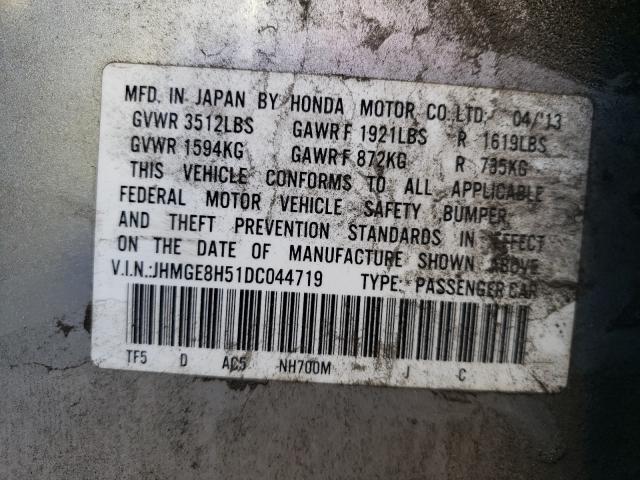 2013 HONDA FIT SPORT - JHMGE8H51DC044719