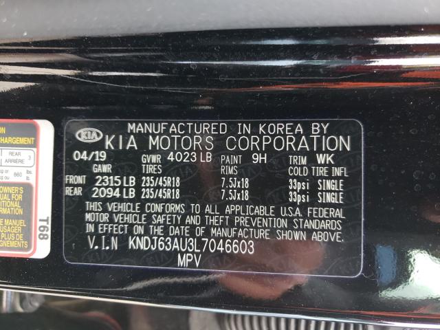 2020 KIA SOUL GT LI KNDJ63AU3L7046603