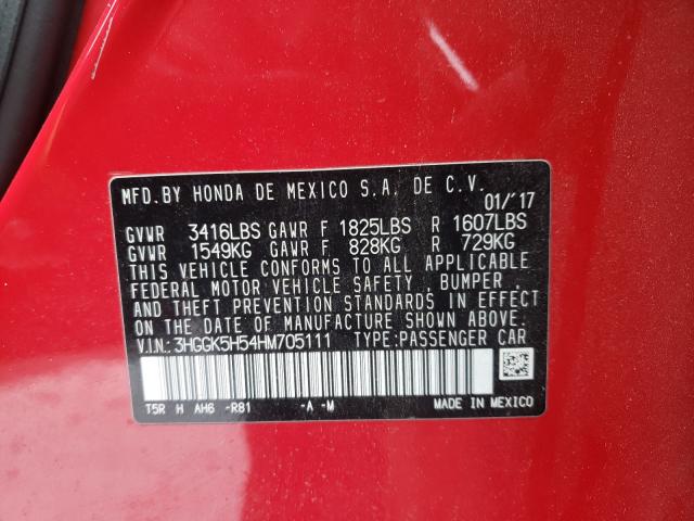 2017 HONDA FIT LX 3HGGK5H54HM705111