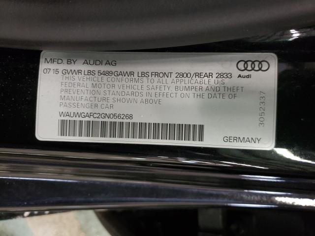 2016 AUDI A7 PREMIUM WAUWGAFC2GN056268
