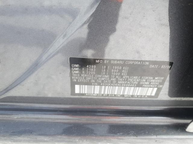 2020 SUBARU IMPREZA PR 4S3GKAD6XL3608463