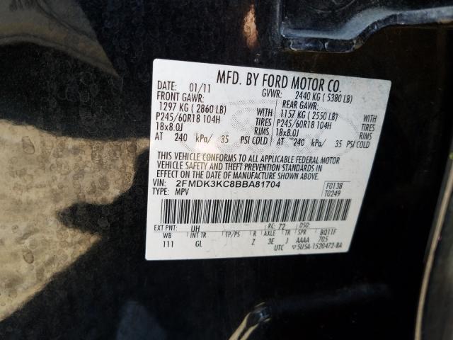 2011 FORD EDGE LIMIT - 2FMDK3KC8BBA81704
