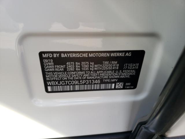 2020 BMW X1 SDRIVE2 WBXJG7C09L5P31346