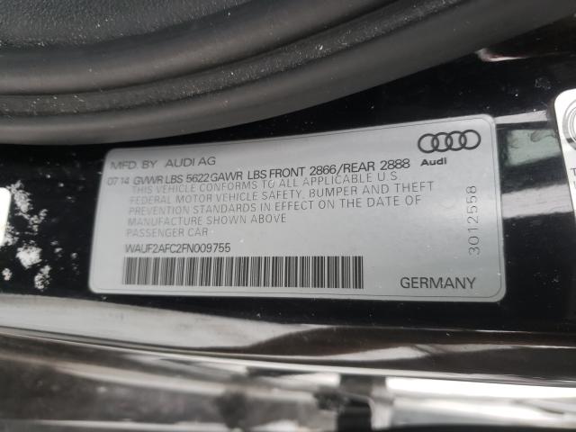 2015 AUDI S6 WAUF2AFC2FN009755