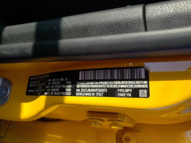 2017 JEEP RENEGADE S ZACCJBAB8HPG02673