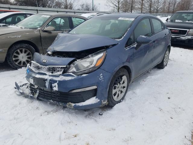 2016 KIA RIO EX KNADN4A3XG6627649
