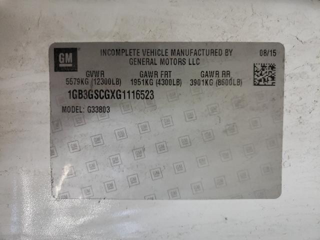 2016 CHEVROLET EXPRESS G3 1GB3GSCGXG1116523