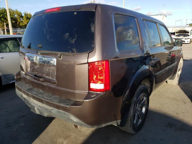 2012 HONDA PILOT LX 5FNYF3H20CB002233
