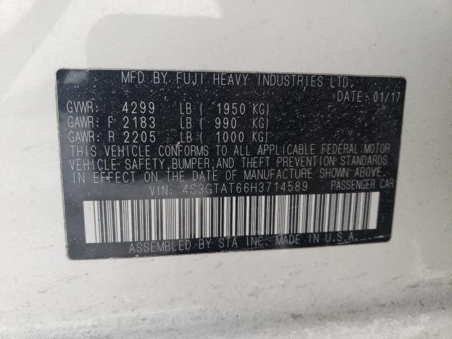 2017 SUBARU IMPREZA LI 4S3GTAT66H3714589