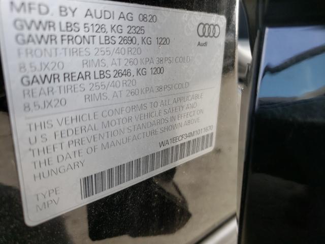 2021 AUDI Q3 PREMIUM WA1EECF34M1011670