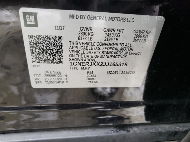 2018 CHEVROLET TRAVERSE R 1GNERJKX2JJ165319