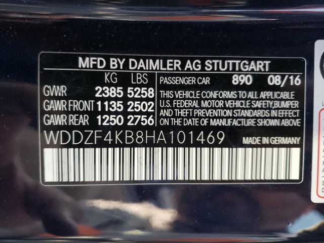 2017 MERCEDES-BENZ E300 4 MAT WDDZF4KB8HA101469