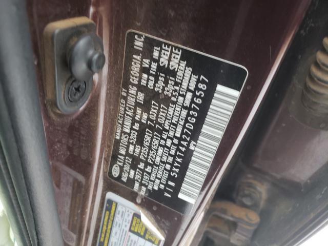 2013 KIA SORENTO LX 5XYKT4A27DG376587
