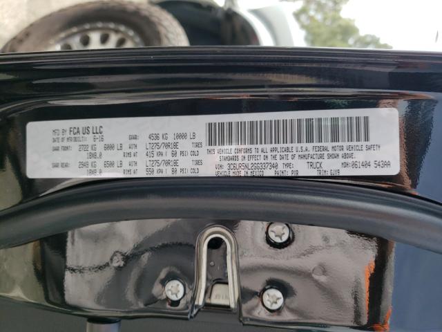 2016 RAM 2500 LARAM 3C6UR5NL2GG337340