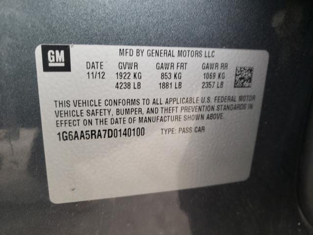 2013 CADILLAC ATS - 1G6AA5RA7D0140100