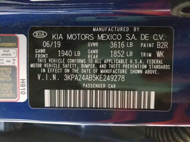 2019 KIA RIO S 3KPA24AB5KE249278
