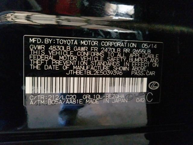 2014 LEXUS GS 350 JTHBE1BL2E5039396