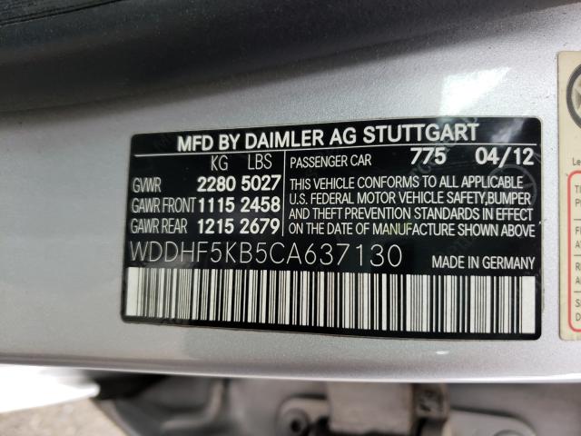 2012 MERCEDES-BENZ E 350 WDDHF5KB5CA637130