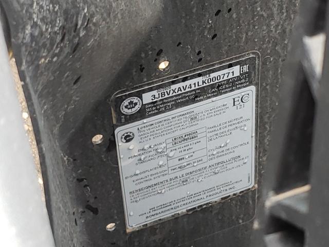 2020 CAN-AM ATV 3JBVXAV41LK000771