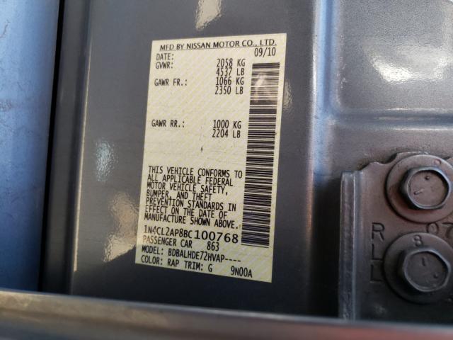 2011 NISSAN ALTIMA HYB 1N4CL2AP8BC100768