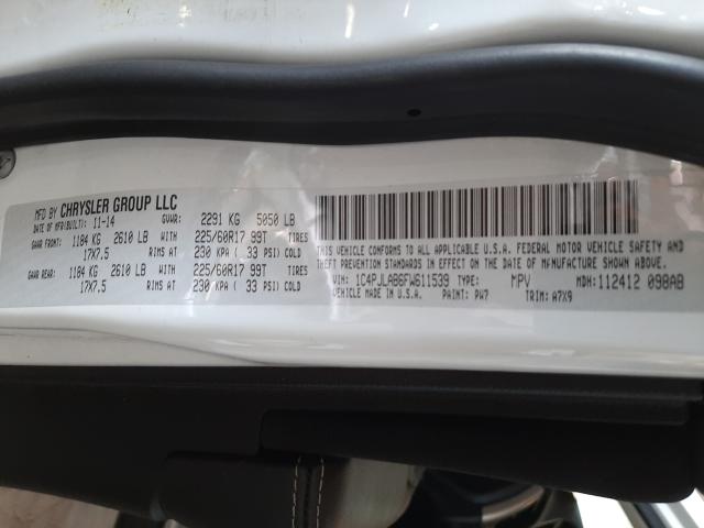 2015 JEEP CHEROKEE S 1C4PJLAB6FW611539