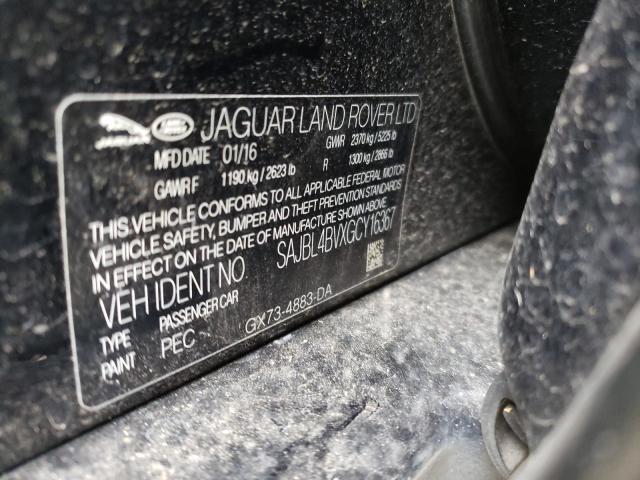 2016 JAGUAR XF R - SPO SAJBL4BVXGCY16367