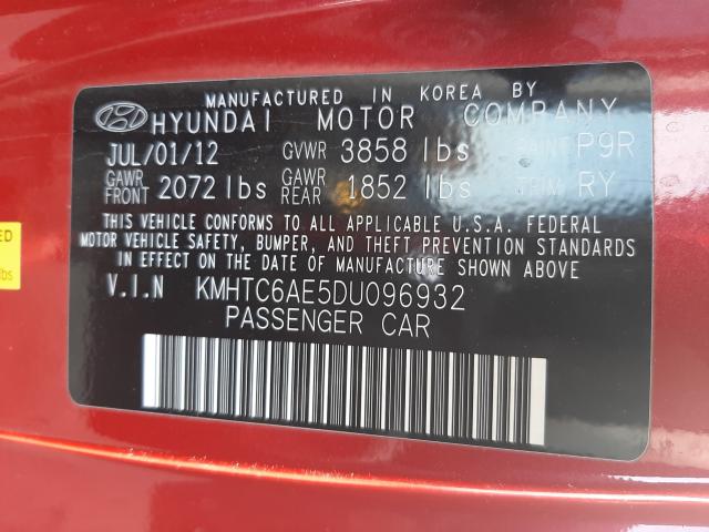 2013 HYUNDAI VELOSTER T KMHTC6AE5DU096932