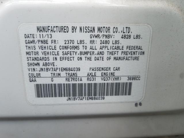 2014 INFINITI Q50 BASE JN1BV7AP1EM684039