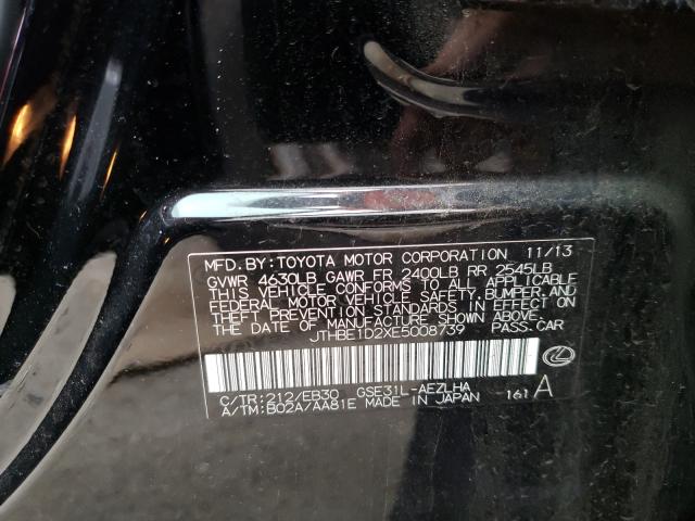 2014 LEXUS IS 350 JTHBE1D2XE5008739