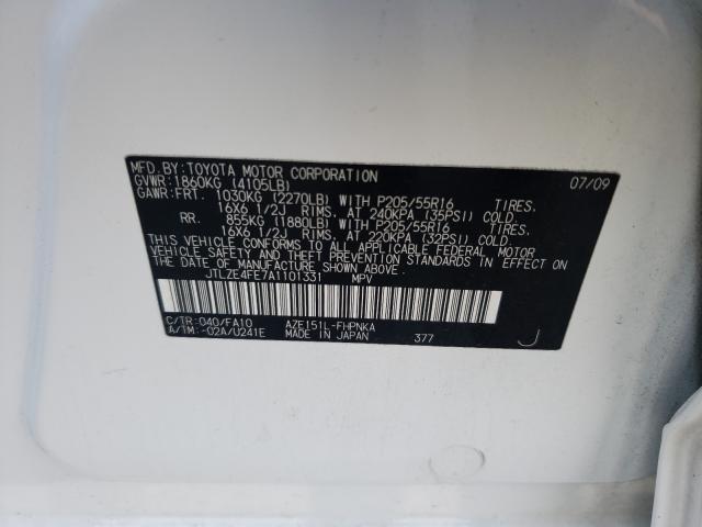 2010 TOYOTA SCION XB - JTLZE4FE7A1101331