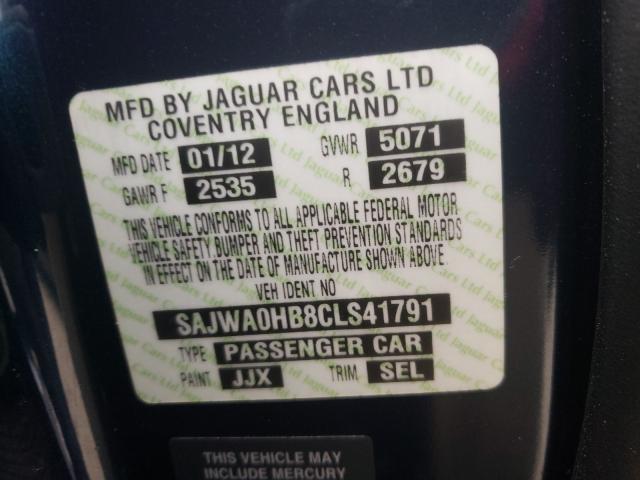 2012 JAGUAR XF PORTFOL SAJWA0HB8CLS41791