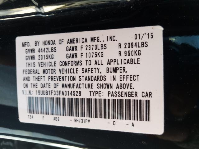 2015 ACURA TLX 19UUB1F33FA014529
