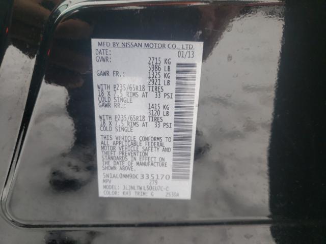 2013 INFINITI JX35 5N1AL0MM9DC335170