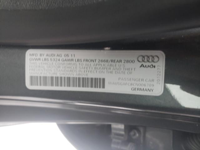 2012 AUDI A7 PRESTIG WAUSGAFC8CN006709