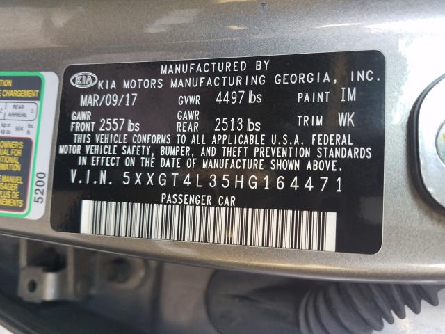 2017 KIA OPTIMA LX - 5XXGT4L35HG164471