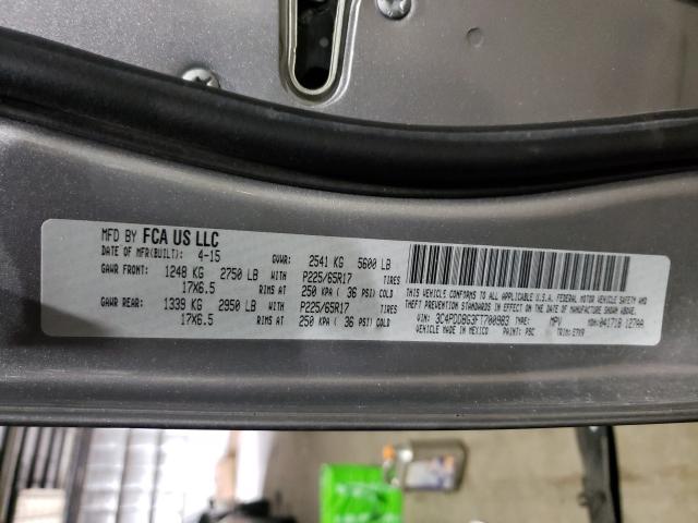 2015 DODGE JOURNEY SX 3C4PDDBG3FT700983