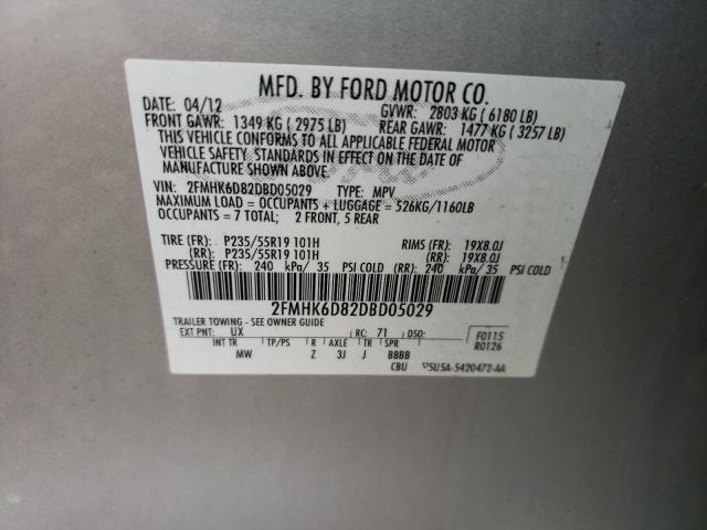 2013 FORD FLEX LIMIT 2FMHK6D82DBD05029