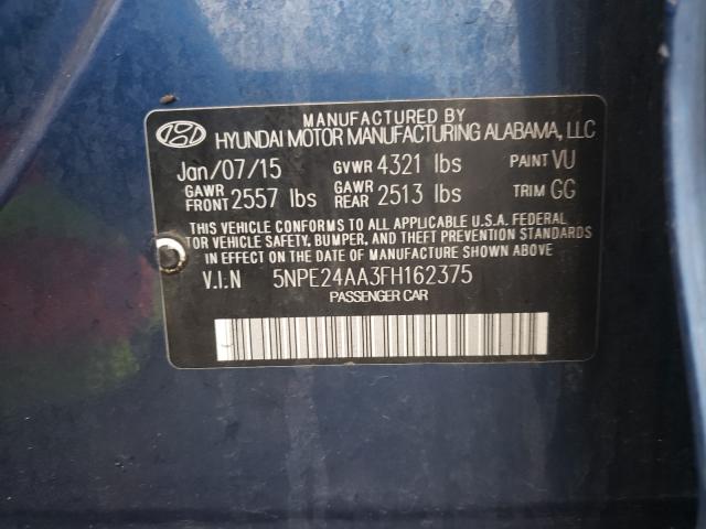 2015 HYUNDAI SONATA ECO - 5NPE24AA3FH162375