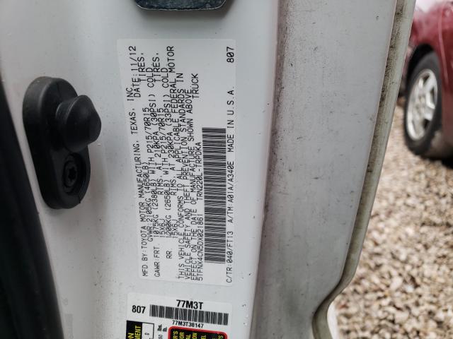 2013 TOYOTA TACOMA 5TFNX4CN5DX021861