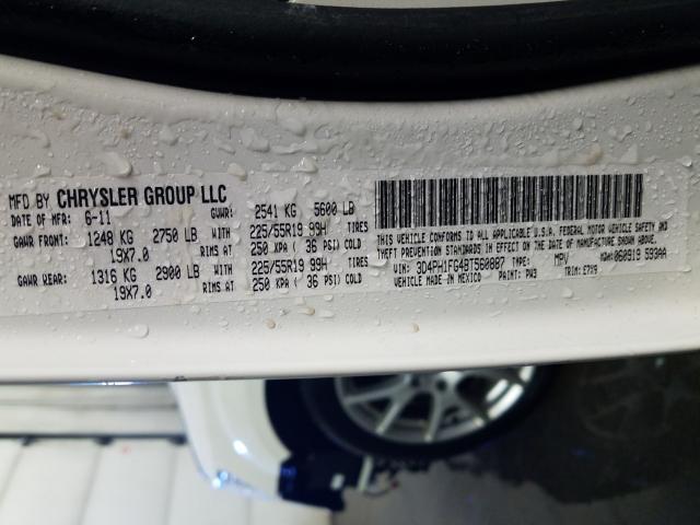 2011 DODGE JOURNEY MA 3D4PH1FG4BT560887