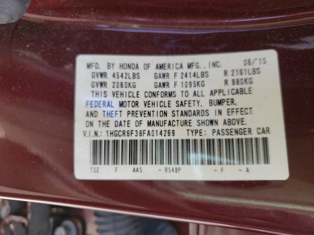 2015 HONDA ACCORD HYB 1HGCR6F38FA014269