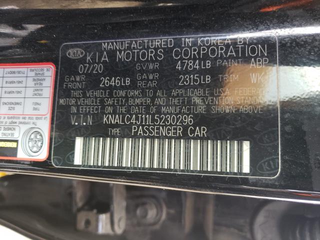2020 KIA CADENZA TE KNALC4J11L5230296
