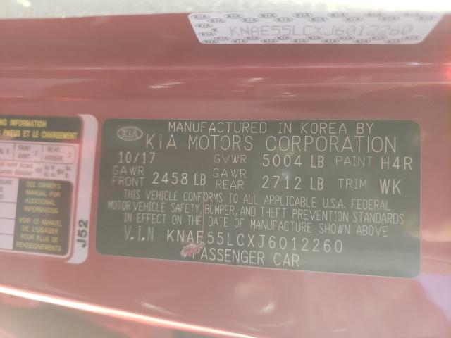 2018 KIA STINGER GT KNAE55LCXJ6012260