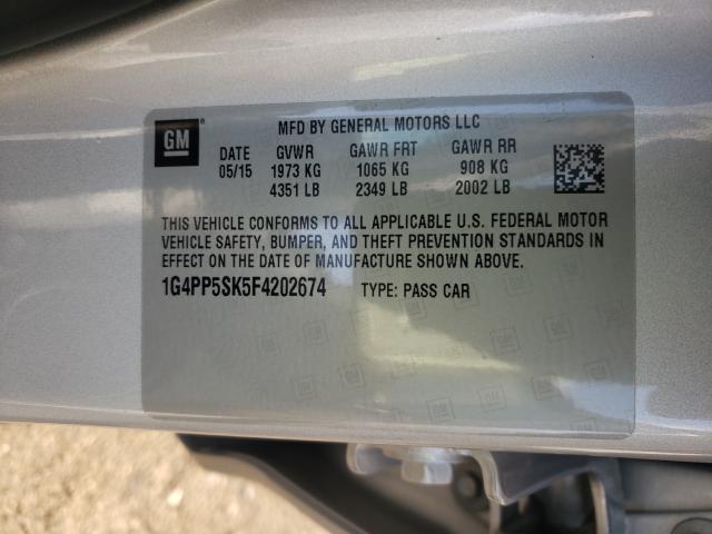 2015 BUICK VERANO 1G4PP5SK5F4202674