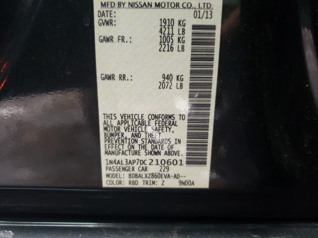 2013 NISSAN ALTIMA 2.5 1N4AL3AP7DC210601