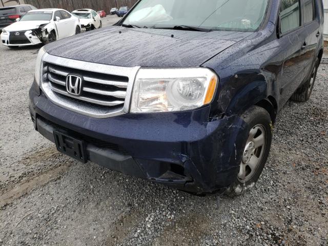 2013 HONDA PILOT LX 5FNYF4H28DB028117