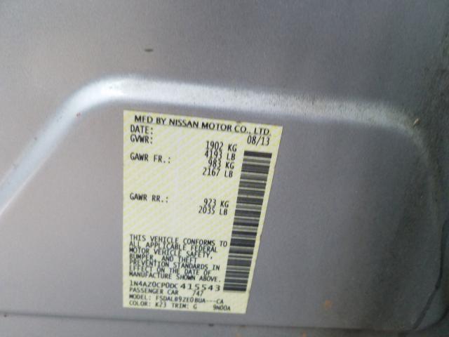 2013 NISSAN LEAF S 1N4AZ0CP0DC415543