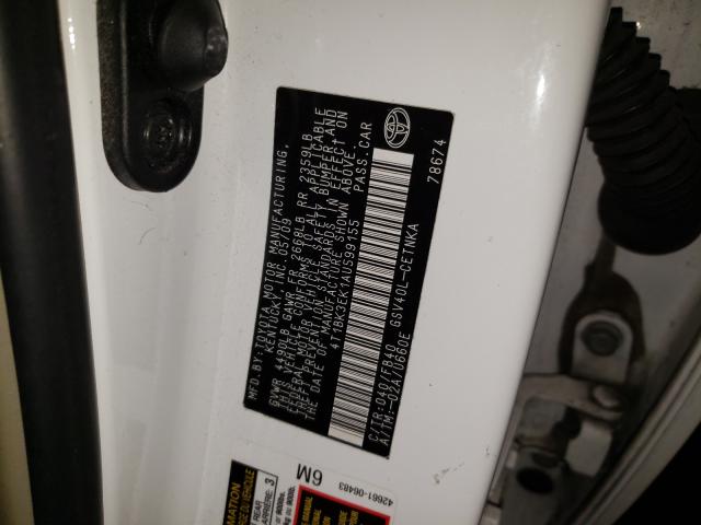 2010 TOYOTA CAMRY SE 4T1BK3EK1AU599155