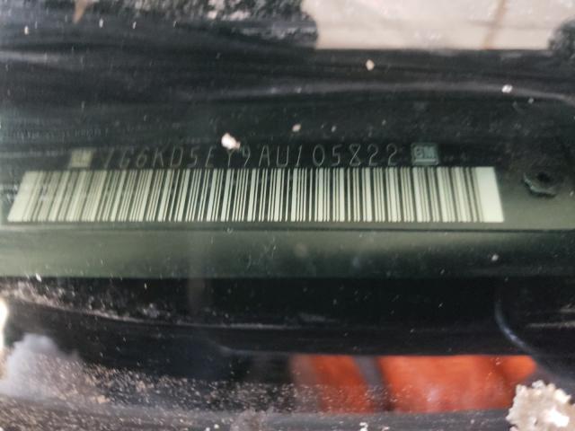 2010 CADILLAC DTS LUXURY 1G6KD5EY9AU105822