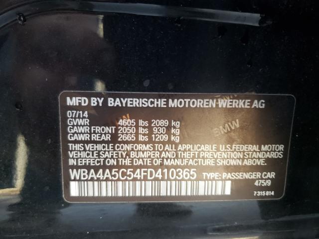 2015 BMW 428 I GRAN WBA4A5C54FD410365